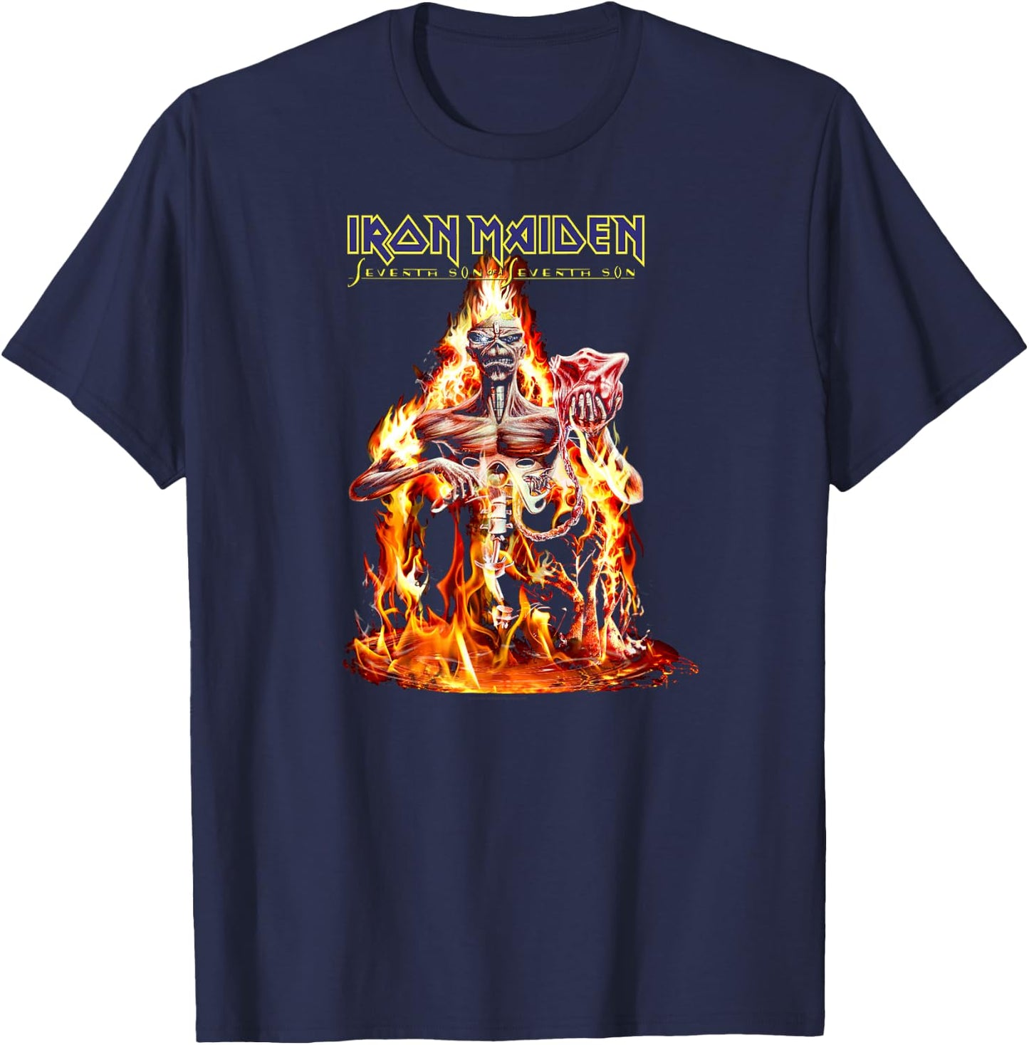 Iron Maiden - Seventh Son T-Shirt - T-Shirt | Navy