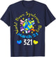 321 World Down Syndrome Awareness Day Rock Your Socks T-Shirt - T-Shirt | Navy