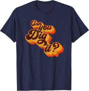 Can You Understand? Vintage Retro 70s T-Shirt - T-Shirt | Navy