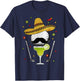 Cinco de Mayo Golf Bal With Sombrero and Margarita Golfer T-Shirt - T-Shirt | Navy