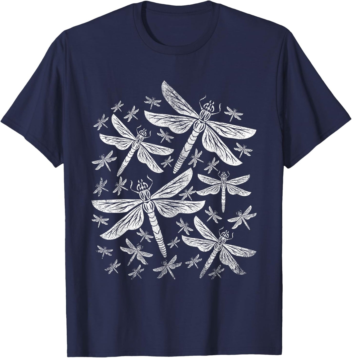 Nature Dragonfly T-Shirt - T-Shirt | Navy