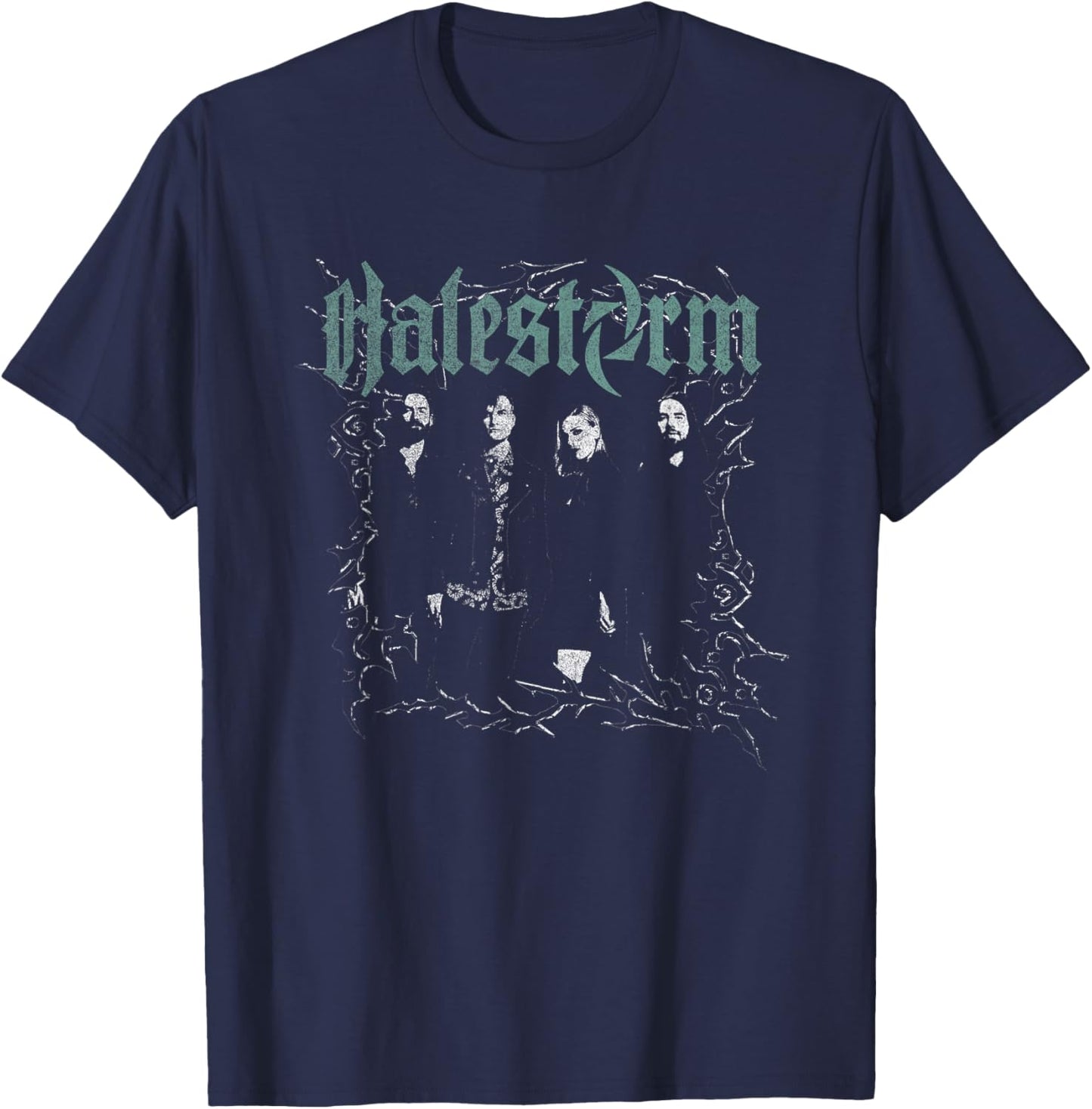 Halestorm - Band Photo T-Shirt - T-Shirt | Navy
