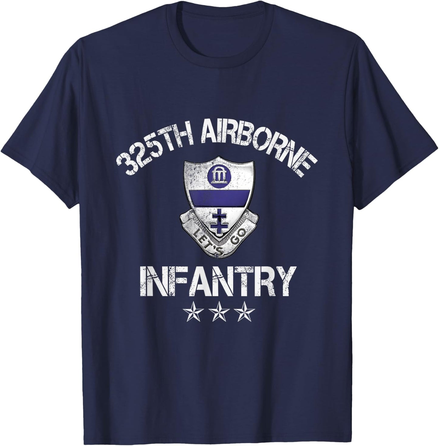 325th Airborne Infantry Regiment Veteran Independence Gift T-Shirt - T-Shirt | Navy