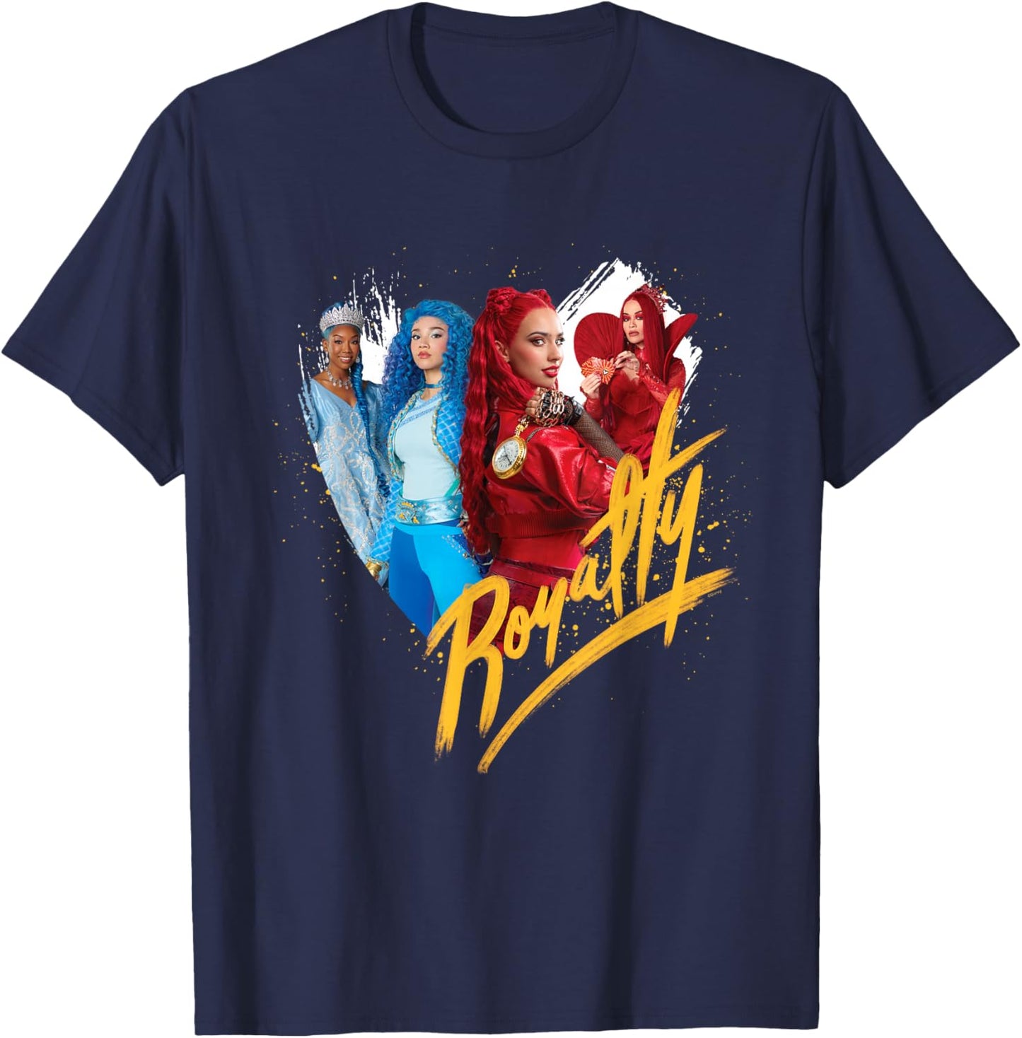 Disney Descendants 4: The Rise of Red Royalty T-Shirt - T-Shirt | Navy