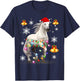 Christmas Lights Horse T-Shirt - T-Shirt | Navy