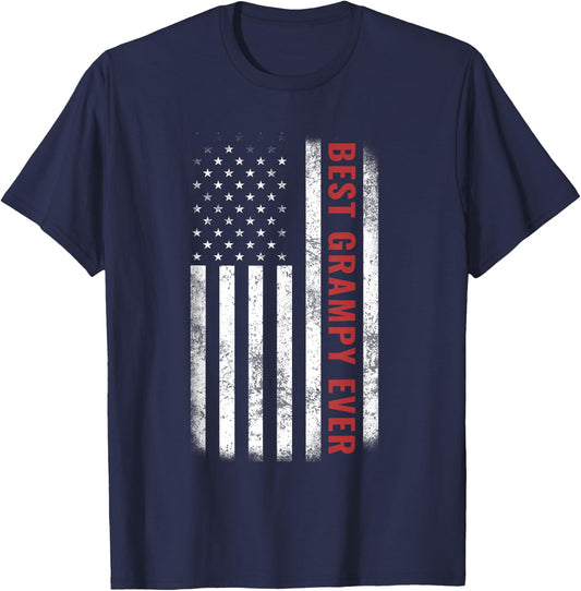 Grampy Gifts Best Grampy Ever Father's Day Gift T-Shirt - T-Shirt | Navy