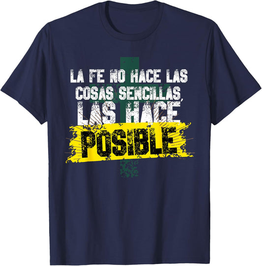 Regalo Cristiano En Espanol Spanish Christian T-Shirt - T-Shirt | Navy