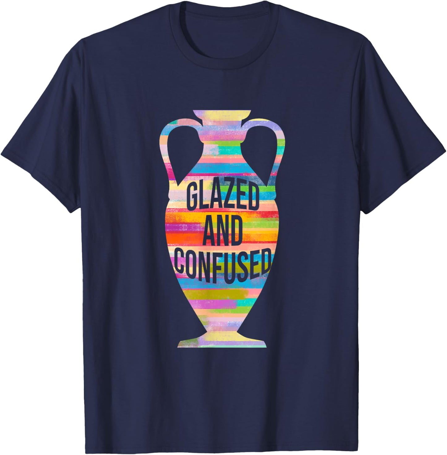 Clay Pottery Handmade Pottery Ceramic Clay Gift T-Shirt - T-Shirt | Navy