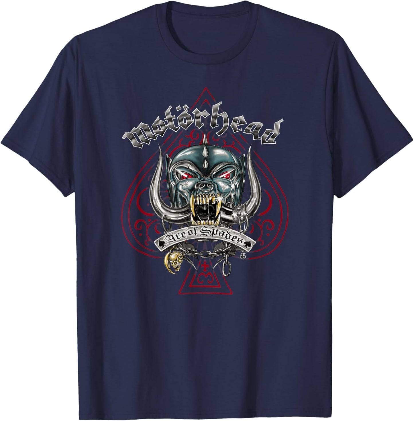 Motörhead - Ace Of Spades Tattoo T-Shirt - T-Shirt | Navy