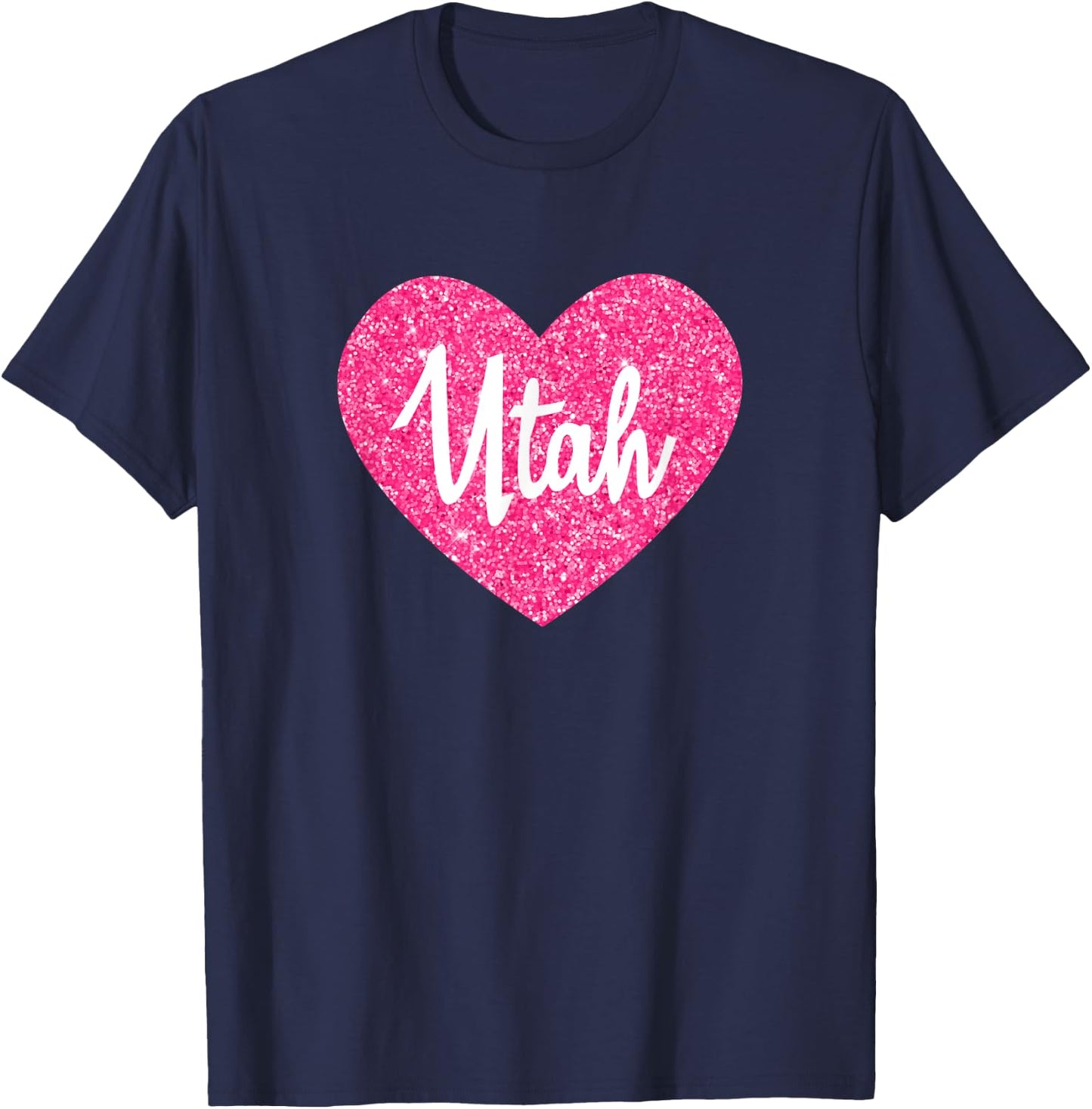 Utah USA and Girls I Love Utah T-Shirt - T-Shirt | Navy