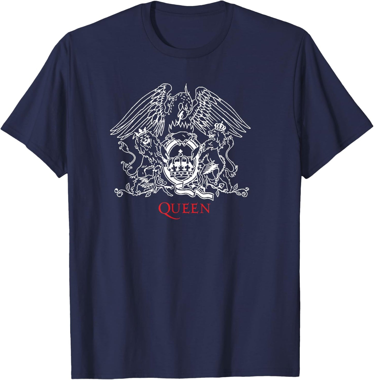 Official Queen Crest T-Shirt - T-Shirt | Navy