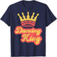 Dancing King Vintage Retro 70s Dancing T-Shirt - T-Shirt | Navy