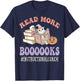 Instructional Coach Halloween Read More Books Ghost Groovy T-Shirt - T-Shirt | Navy