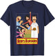 Bob's Burgers Family Shot & Teddy Logo T-Shirt - T-Shirt | Navy