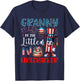 Granny Of The Little Firecracker 4th Of July Birthday Party T-Shirt - T-Shirt | Navy
