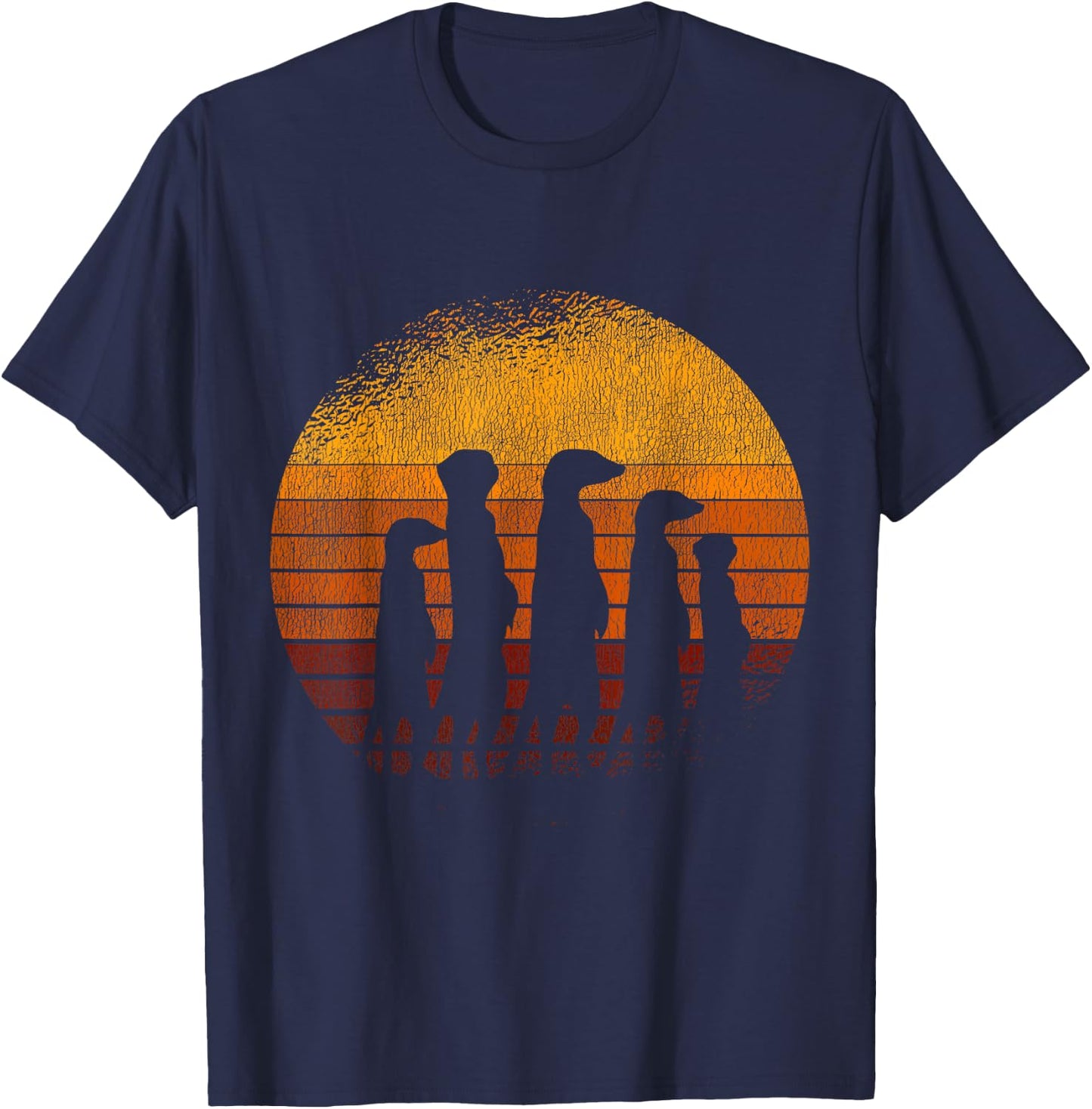 Meerkat Squad Meerkat T-Shirt - T-Shirt | Navy