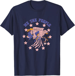 Schoolhouse Rock! The Preamble Constitution America Rock T-Shirt - T-Shirt | Navy