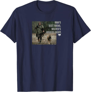 The Walking Dead Man's Best Friend T-Shirt - T-Shirt | Navy