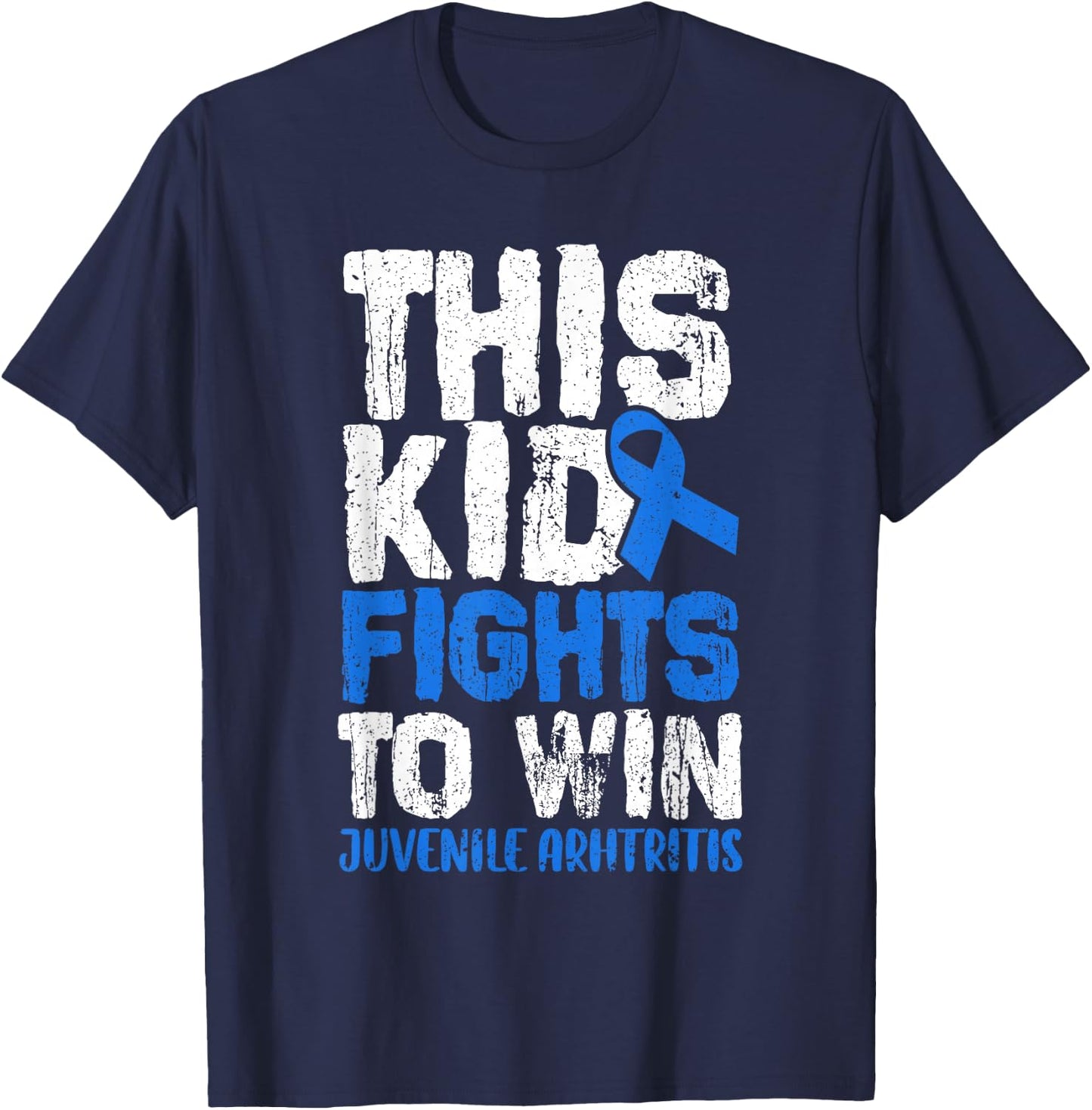 Juvenile Arthritis Awareness kids JIA T-Shirt - T-Shirt | Navy