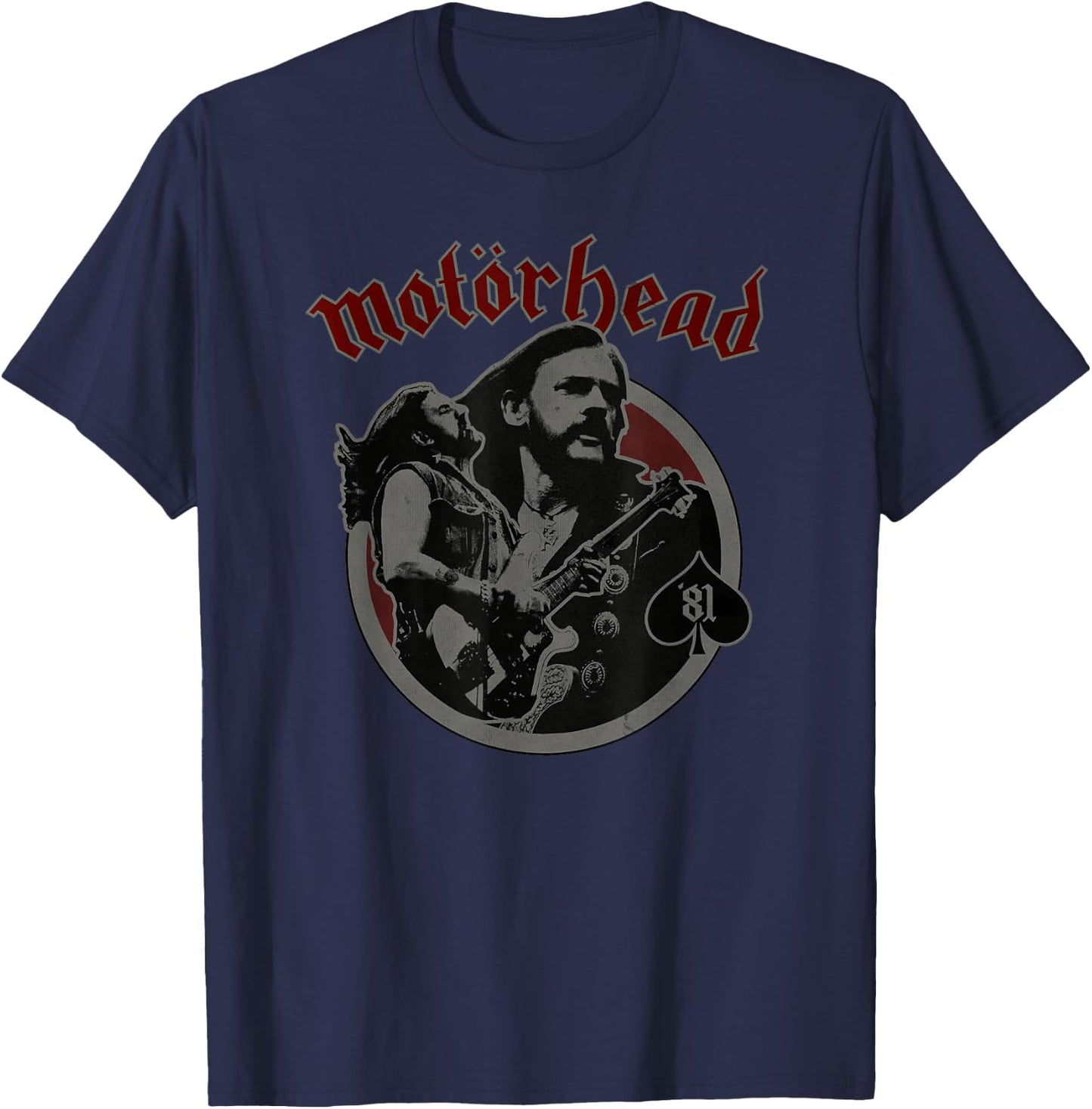 Motörhead Lemmy '81 T-Shirt - T-Shirt | Navy
