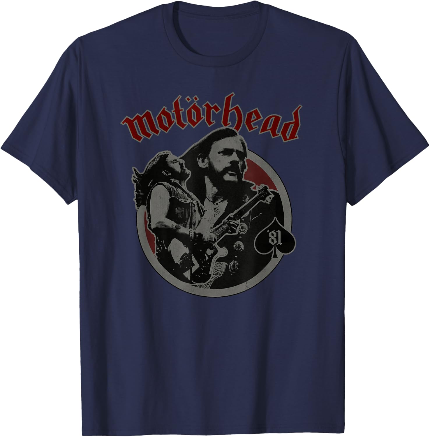 Motörhead Lemmy '81 T-Shirt - T-Shirt | Navy