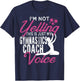 Funny Gymnastics Coach Voice Shirt Gift Gymnast Coach T-Shirt - T-Shirt | Navy
