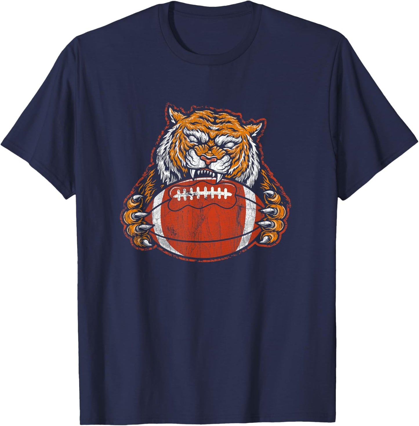 Bengal Tiger Vintage T-Shirt - T-Shirt | Navy