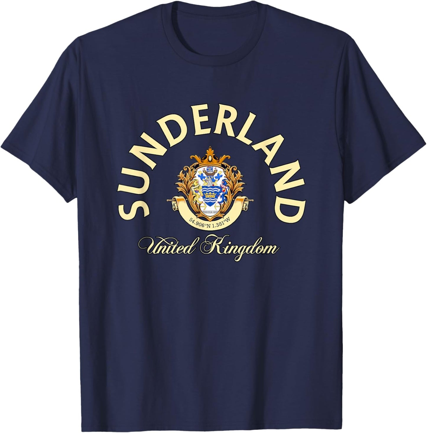 Sunderland Fan United Kingdom Sunderland T-Shirt - T-Shirt | Navy