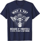 Why A V8? Mechanic Car V8 Engine Muscle Car Lover Tuning Guy T-Shirt - T-Shirt | Navy