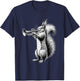 Squirrel Playing Trumpet Trumpeter Instrument Musician T-Shirt - T-Shirt | Navy
