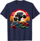 Monster Trucks Birthday Party Retro Monster Truck T-Shirt - T-Shirt | Navy