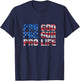 Pro God Pro Gun Pro Life T-Shirt - T-Shirt | Navy