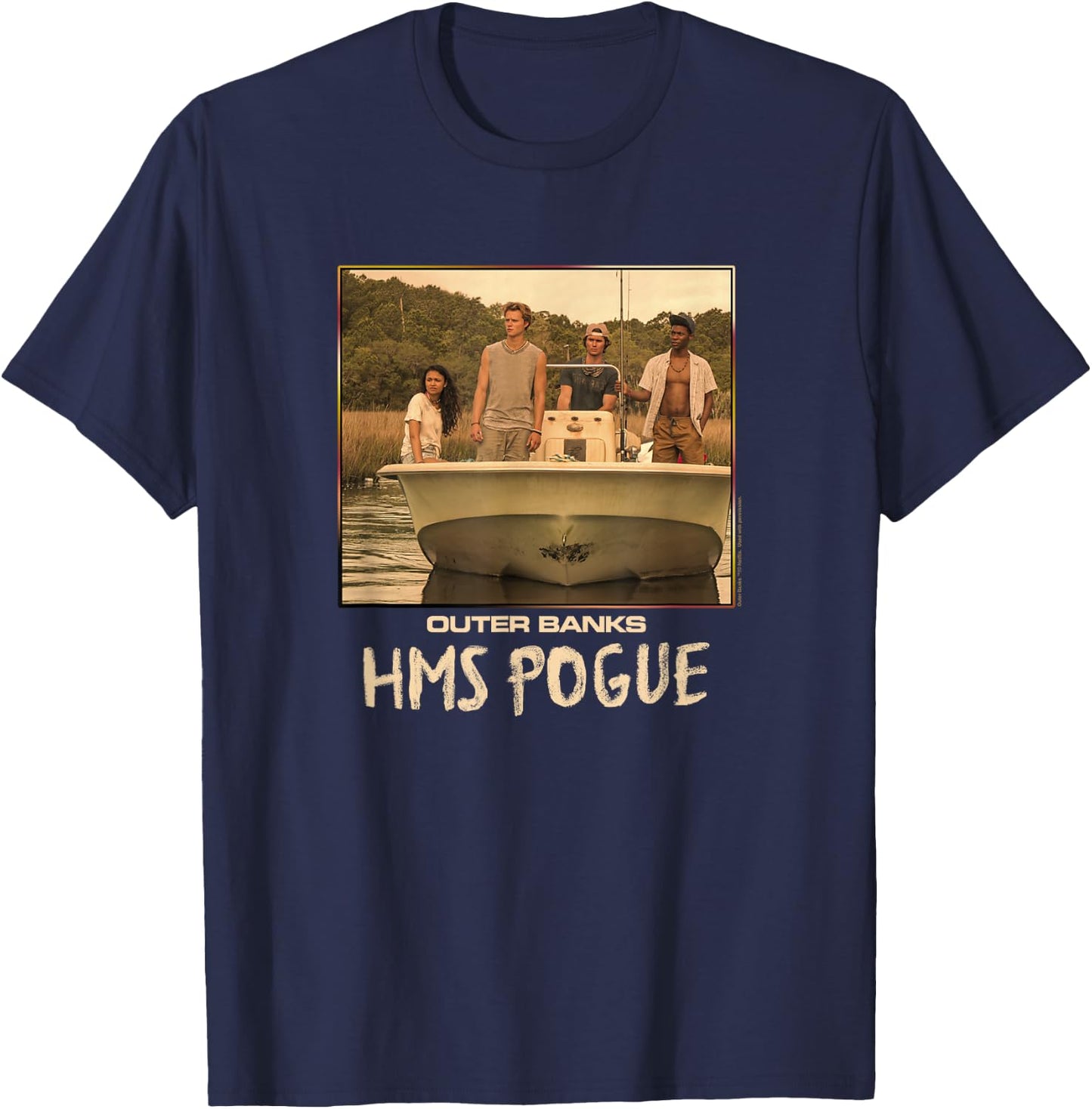 Outer Banks HMS Pogue T-Shirt - T-Shirt | Navy