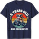 Kids Retro 5th Birthday Monster Truck Teddy Bear Crushin' It Boys T-Shirt - T-Shirt | Navy