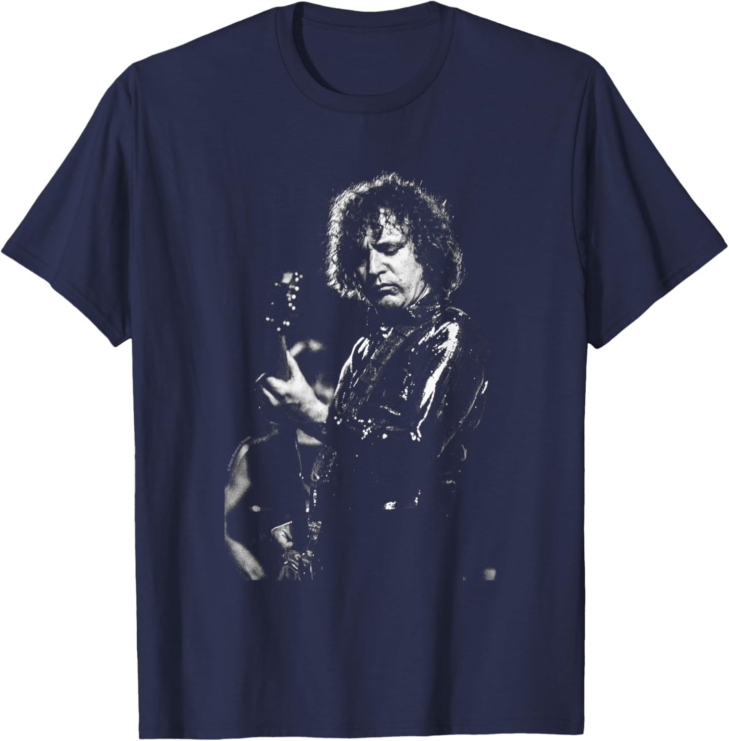 Jack Bruce Bass Player Of Cream By Everard Smith T-Shirt - T-Shirt | Navy