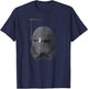Star Wars The Clone Wars The Bad Batch Crosshair Helmet T-Shirt - T-Shirt | Navy