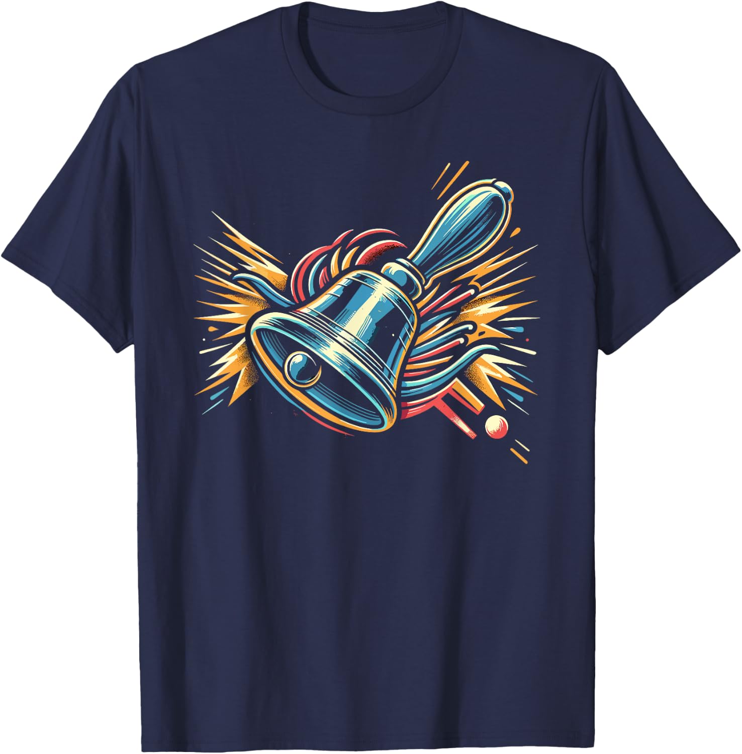 Handbells Player Musical Instrument Musician Handbells Lover T-Shirt - T-Shirt | Navy