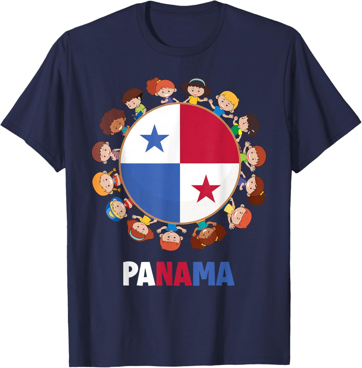 Panamanian Flag Hispanic Heritage Month Panama Kids T-Shirt - T-Shirt | Navy