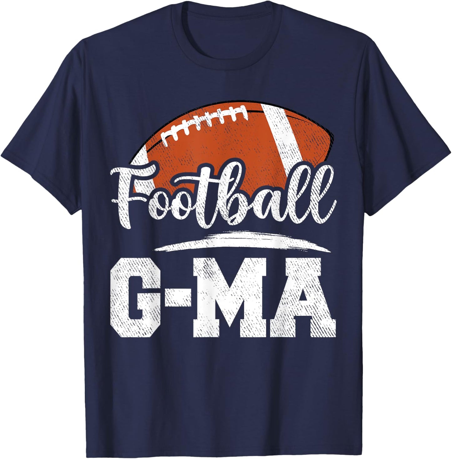 Football G-Ma Football Player Game Day Mother's Day T-Shirt - T-Shirt | Navy