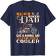 Gentlemen Funny - I'm a Biker Dad saying motorcycle T-Shirt - T-Shirt | Navy