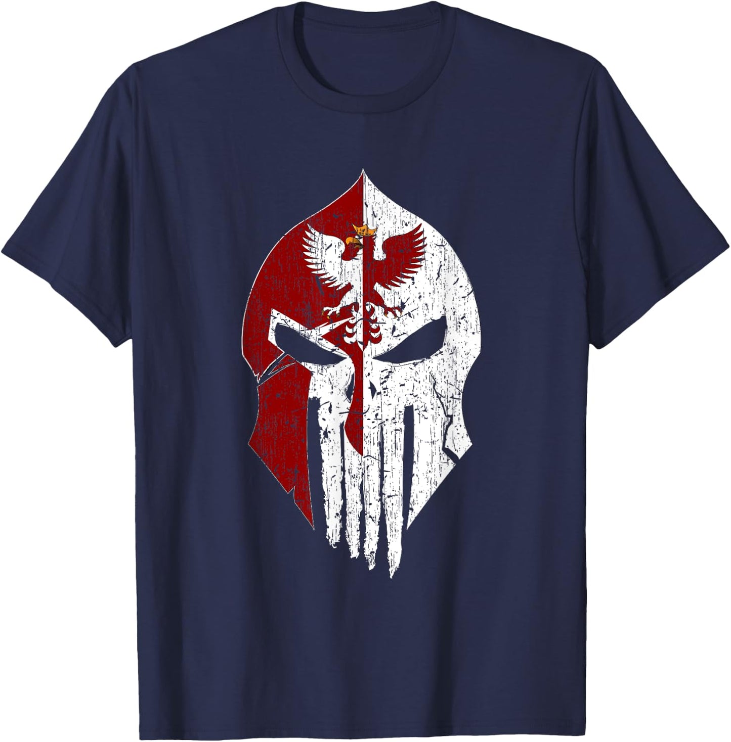 Polish Hussar Husaria Warrior Polish Winged Hussar Cavalry T-Shirt - T-Shirt | Navy