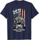 Military Police Veteran Honor Badge T-Shirt - T-Shirt | Navy