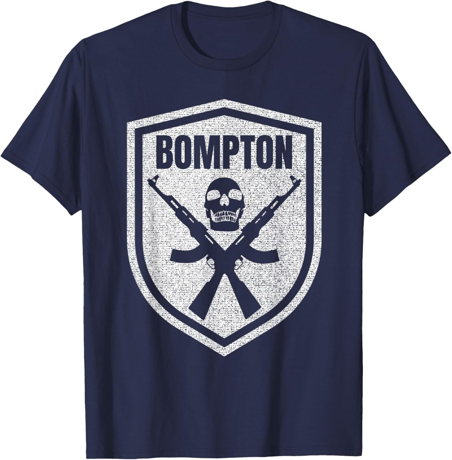 Bompton California Skull AK-47 T-Shirt - T-Shirt | Navy