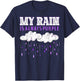 My Rain is Always Purple T-Shirt - T-Shirt | Navy