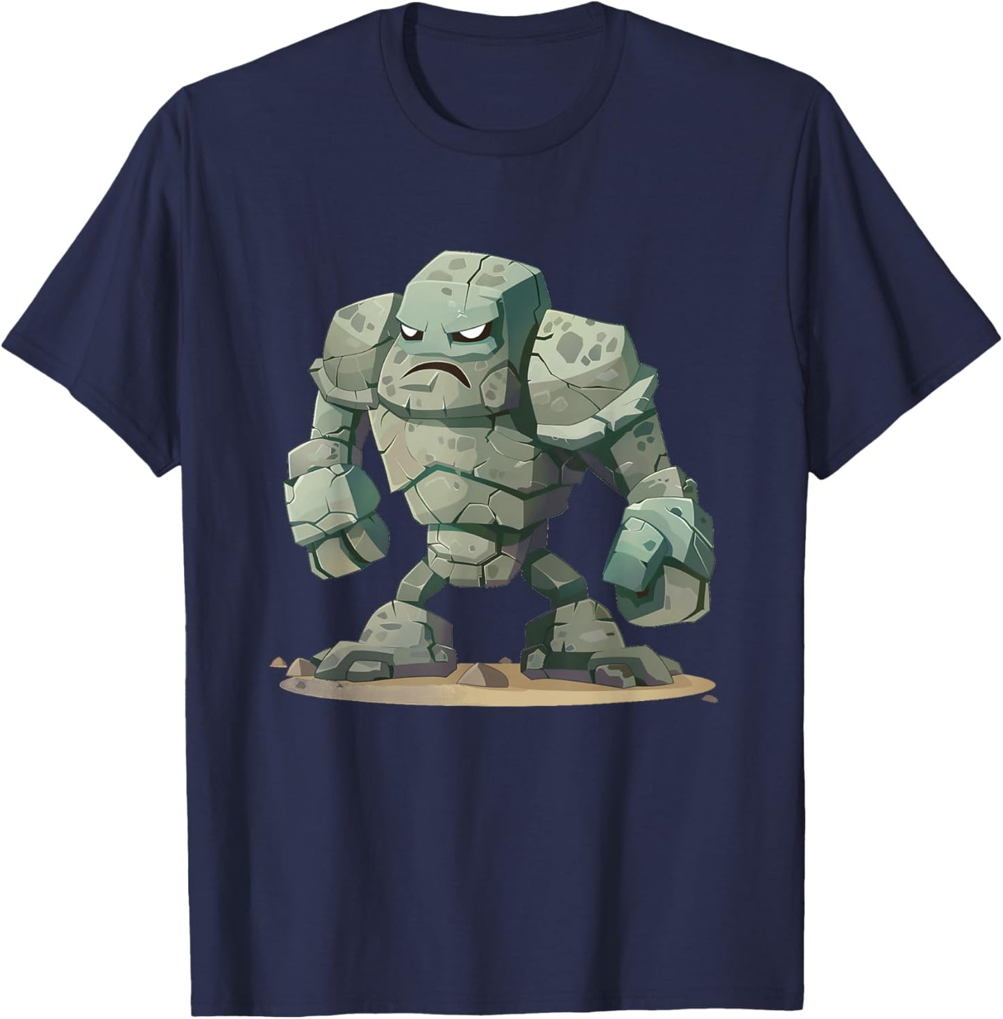 Cool Golem Costume for Adults and Kids T-Shirt - T-Shirt | Navy