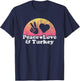 Peace Love and Turkey T-Shirt - T-Shirt | Navy