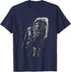 Tina Turner Singing Live B&W by Stephen Wright T-Shirt - T-Shirt | Navy