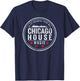 Chicago House Music - EDM DJ Vintage T-Shirt - T-Shirt | Navy