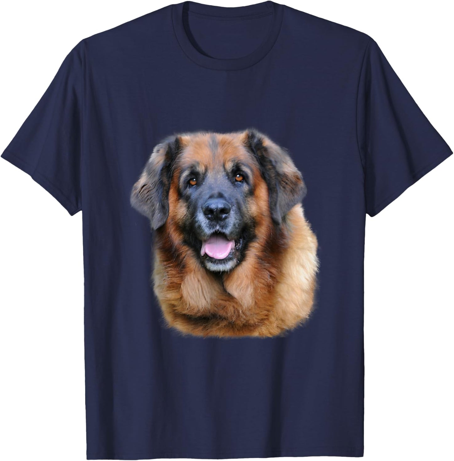 Leonberger Dog Design T-Shirt - T-Shirt | Navy