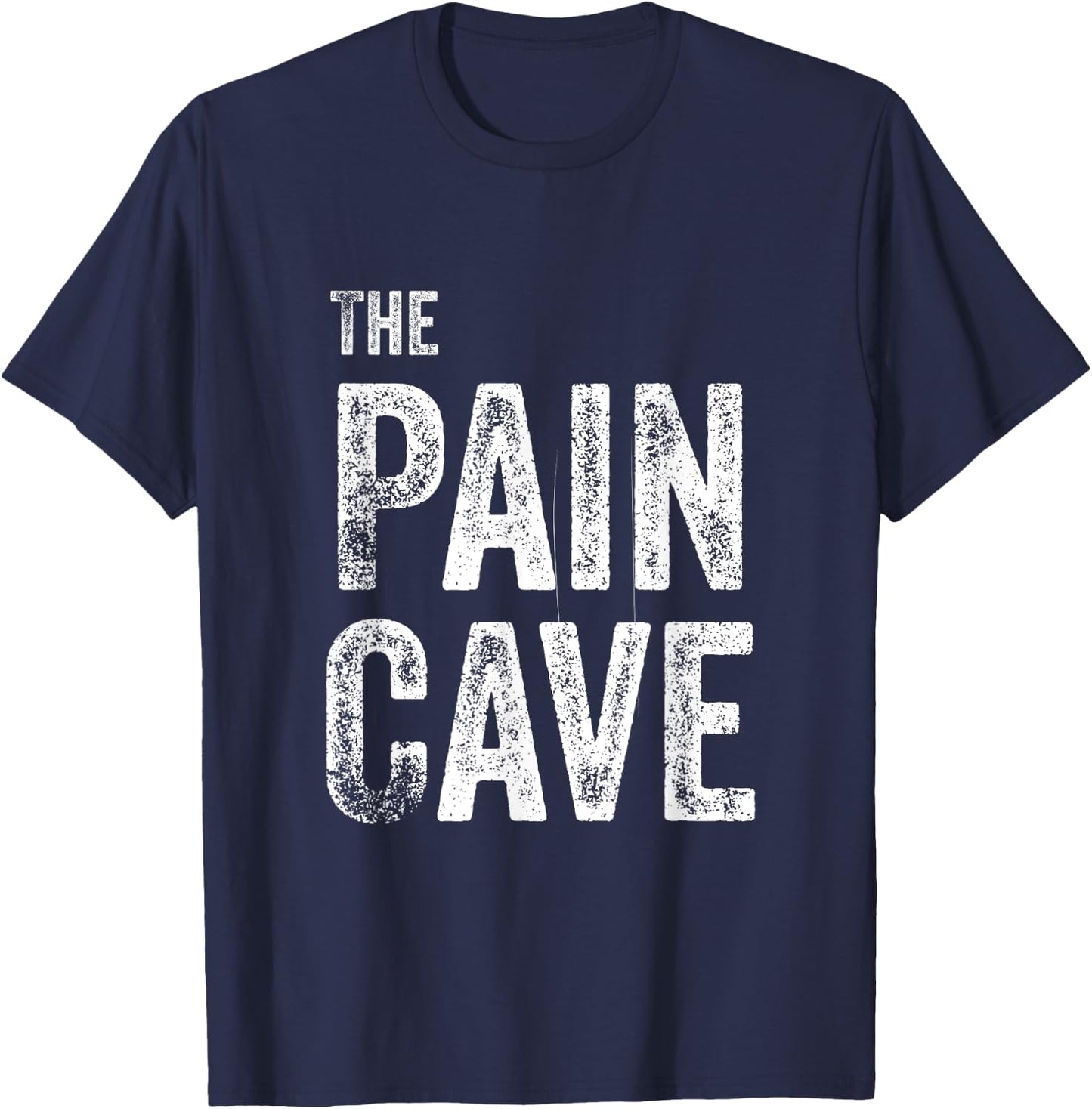 Pain Cave Workout Exercise T-Shirt - T-Shirt | Navy